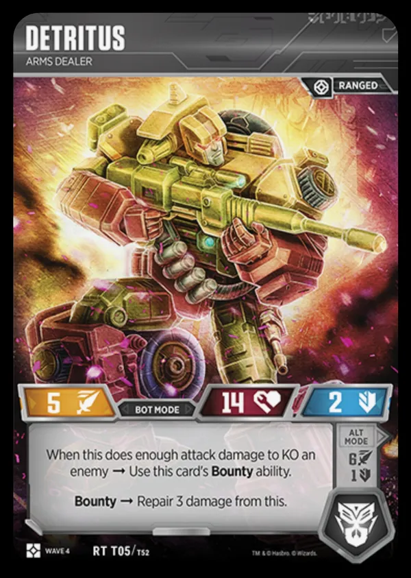 Detritus // Arms Dealer bot mode