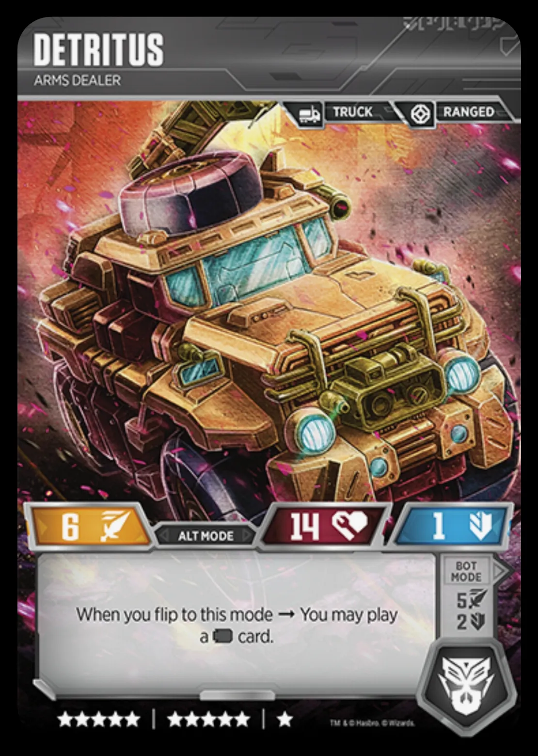 Detritus // Arms Dealer alt mode