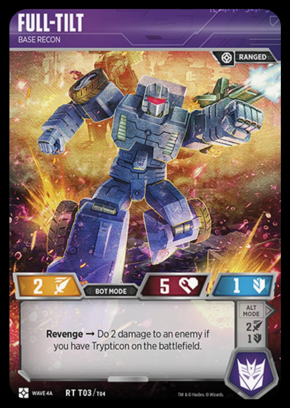 Full-Tilt // Base Recon bot mode