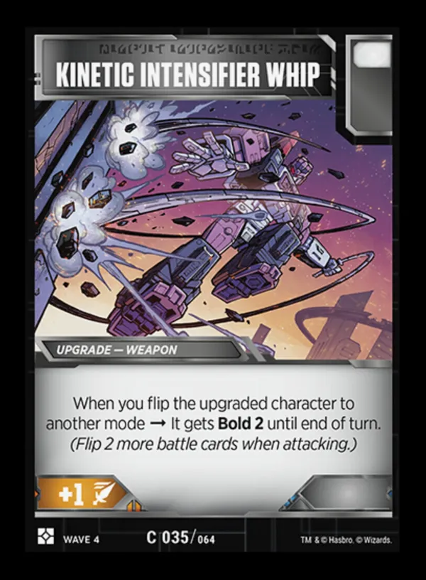 Kinetic Intensifier Whip