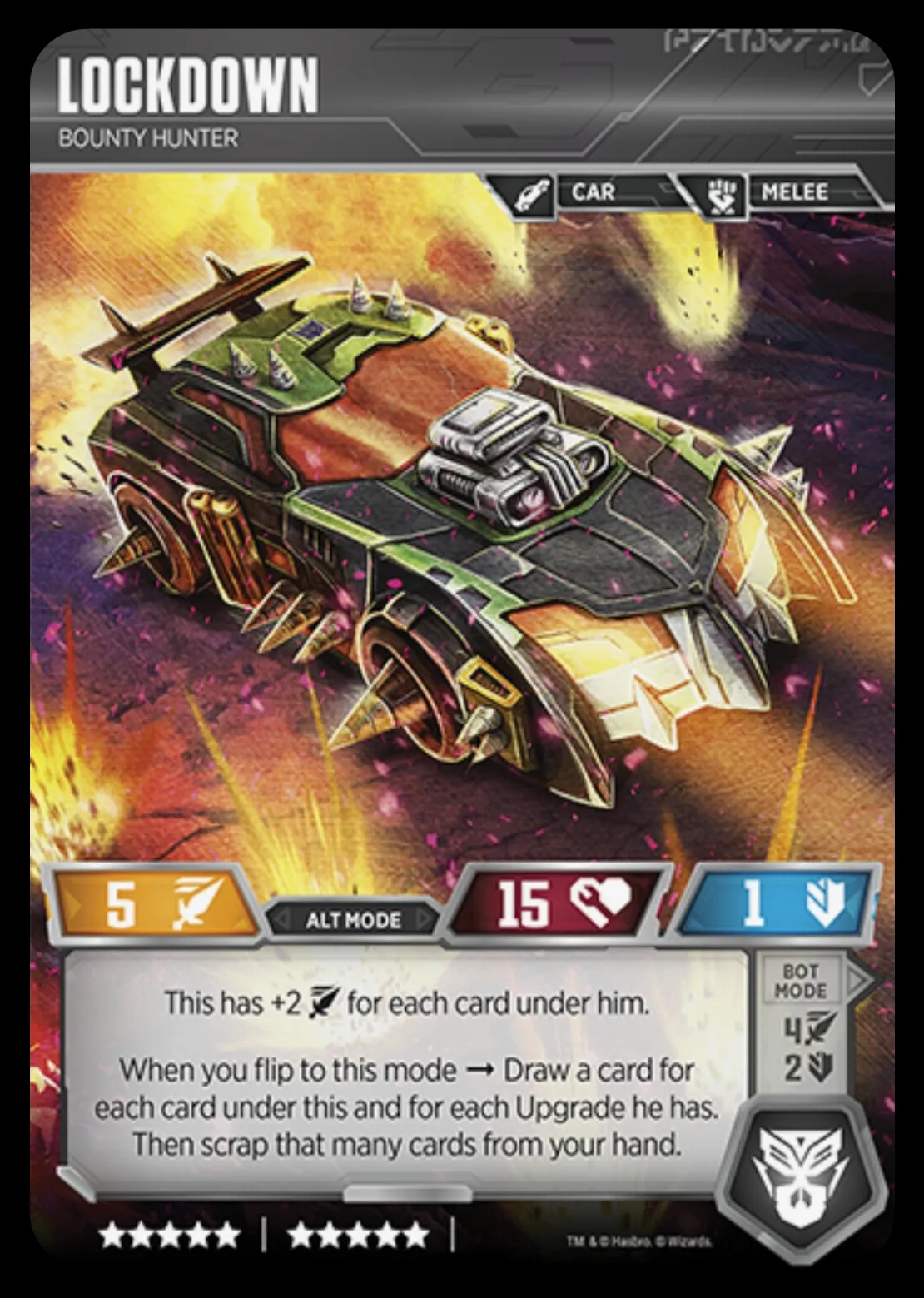 Lockdown // Bounty Hunter alt mode