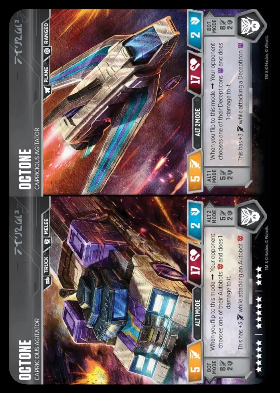 Octone // Capricious Agitator alt modes