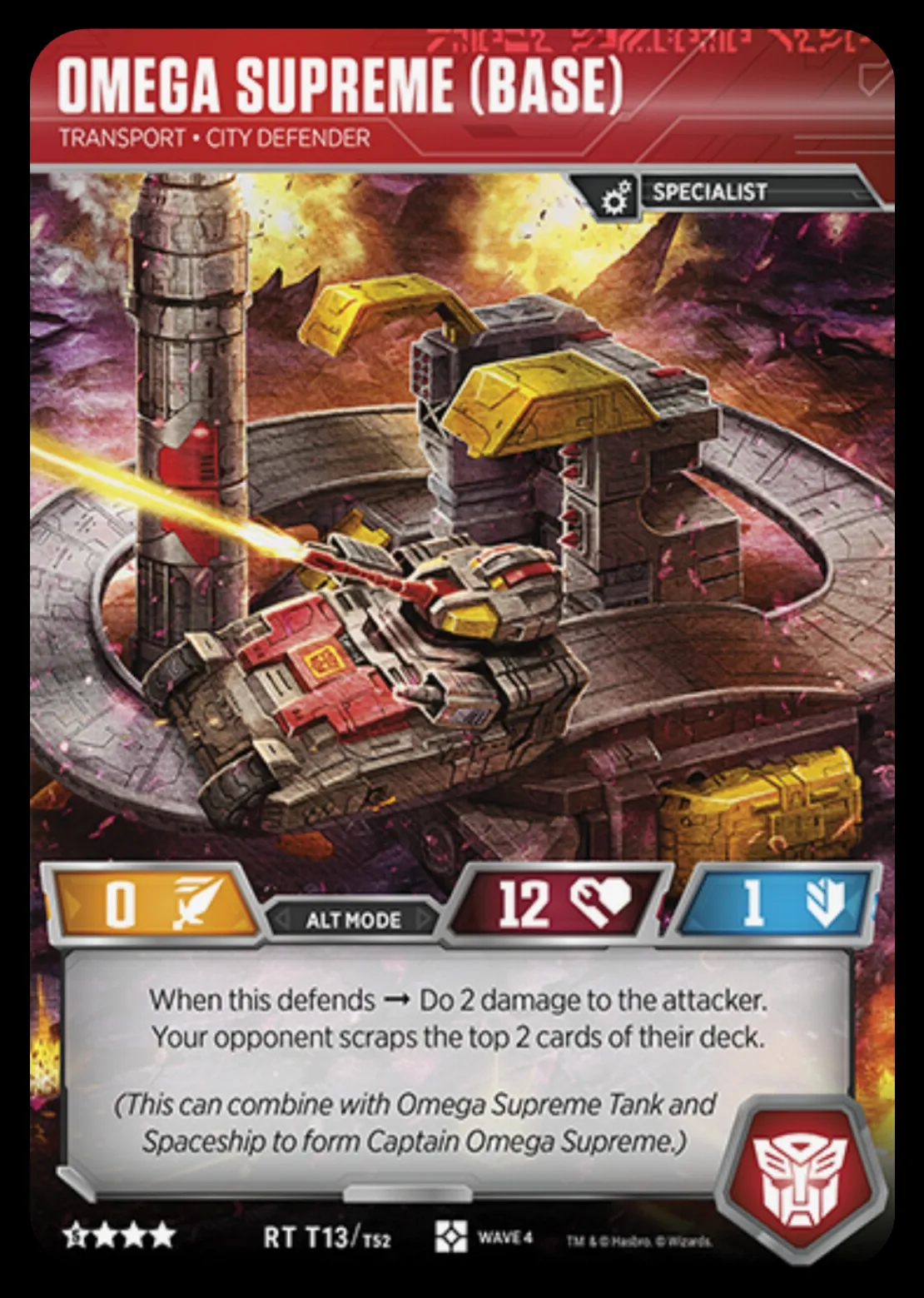 Omega Supreme (Base) // Transport • City Defender alt mode