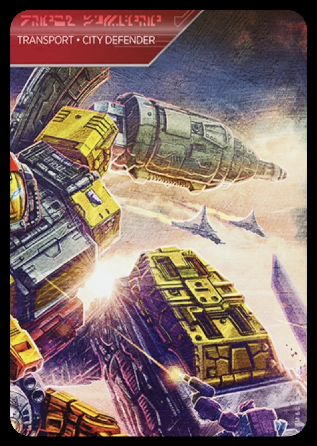 Omega Supreme (Spaceship) // Transport • City Defender combiner mode