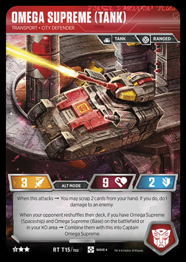 Omega Supreme (Tank) // Transport • City Defender alt mode