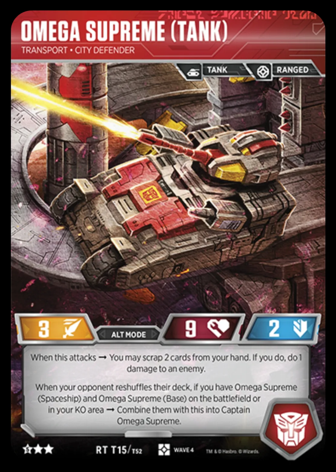 Omega Supreme (Tank) // Transport • City Defender alt mode