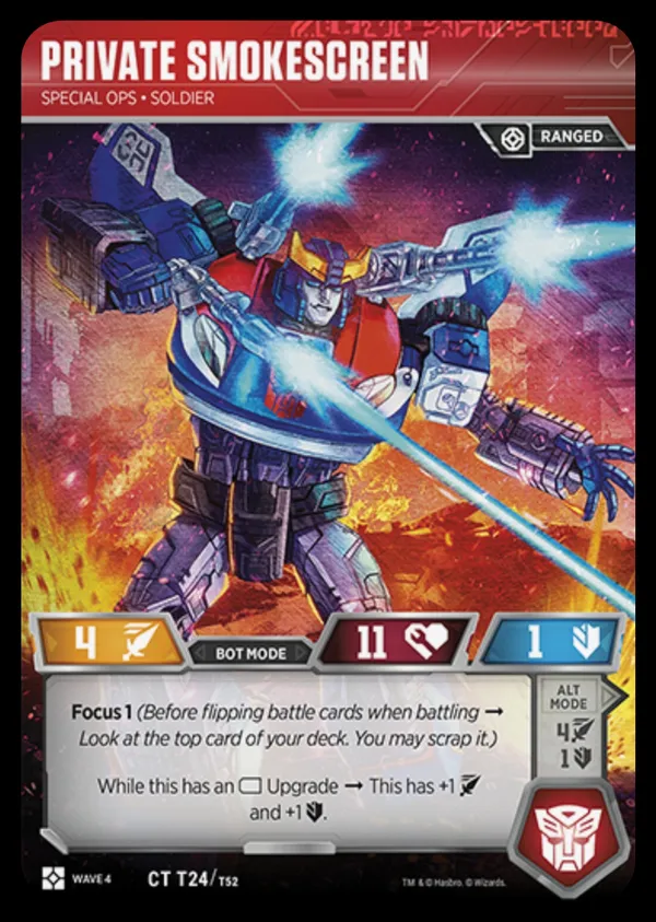Private Smokescreen // Special Ops • Soldier bot mode
