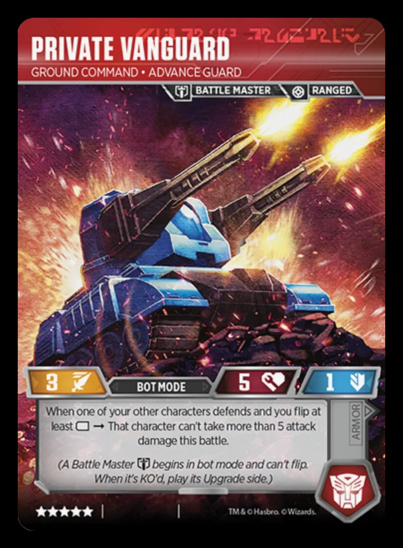 Private Vanguard // Ground Command • Advance Guard bot mode
