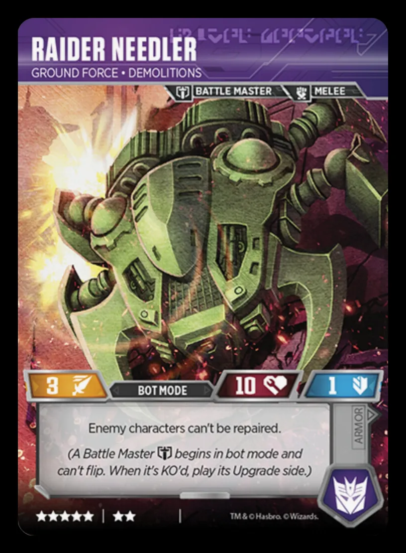 Raider Needler // Ground Force • Demolitions bot mode