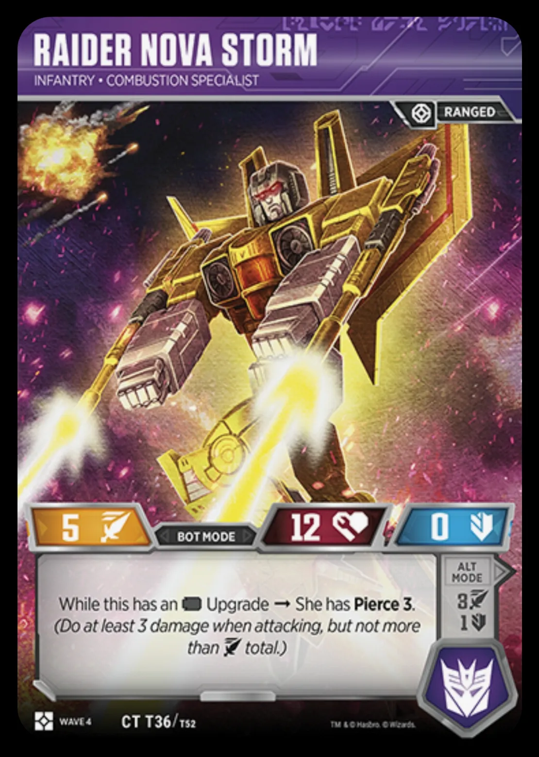 Raider Nova Storm // Infantry • Combustion Specialist bot mode