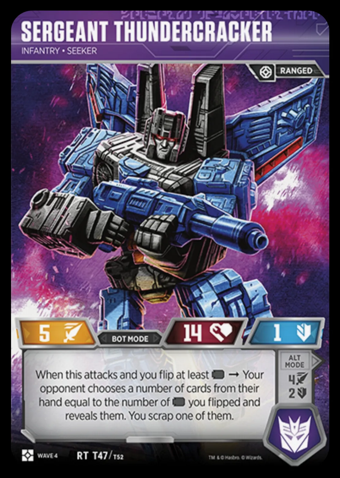 Sergeant Thundercracker // Infantry • Seeker bot mode