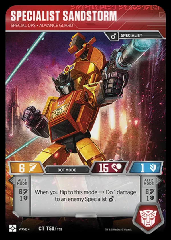 Specialist Sandstorm // Special Ops • Advance Guard bot mode