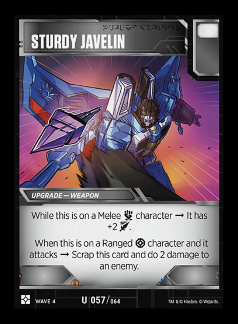 Sturdy Javelin