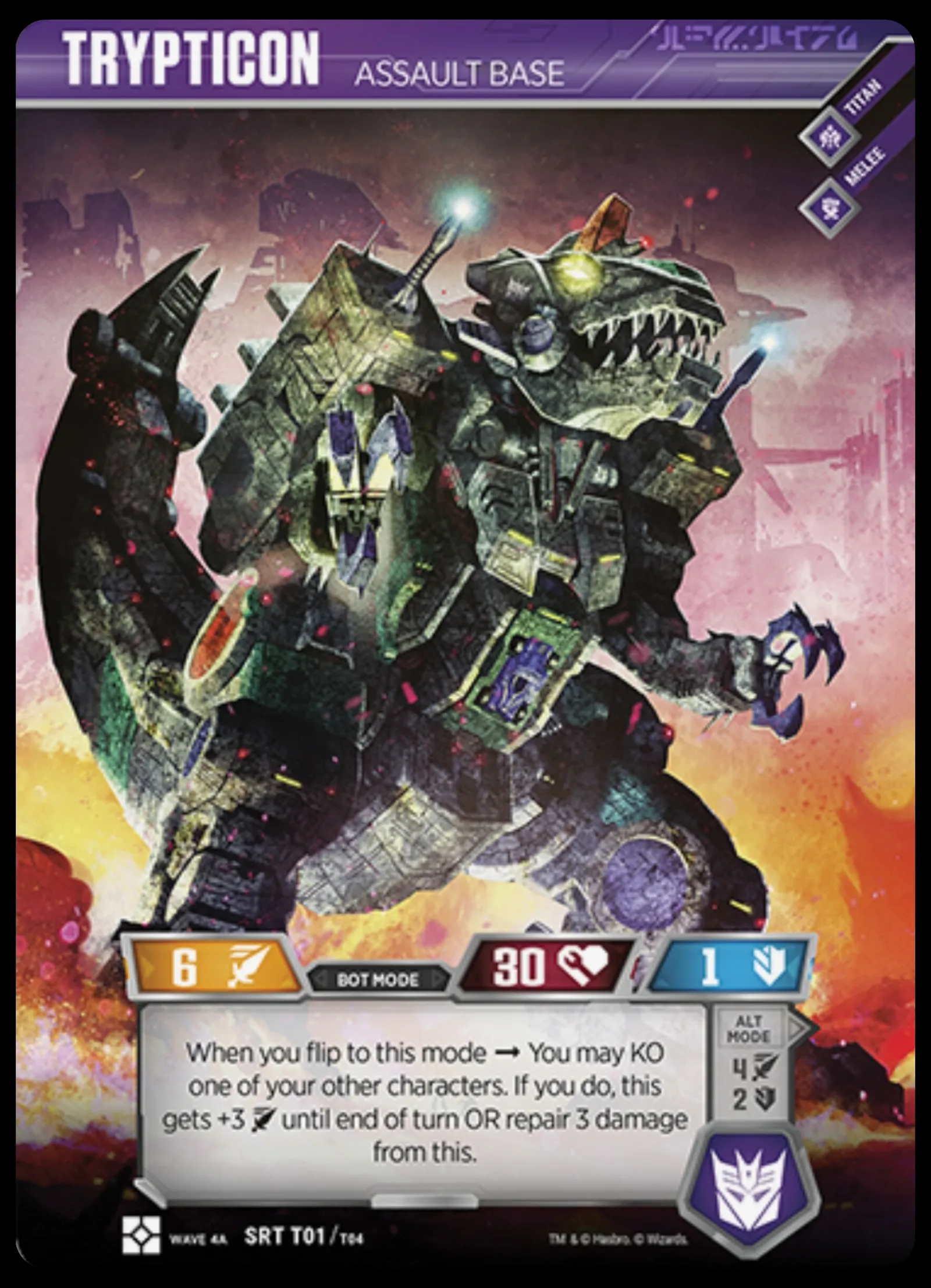 Trypticon // Assault Base bot mode