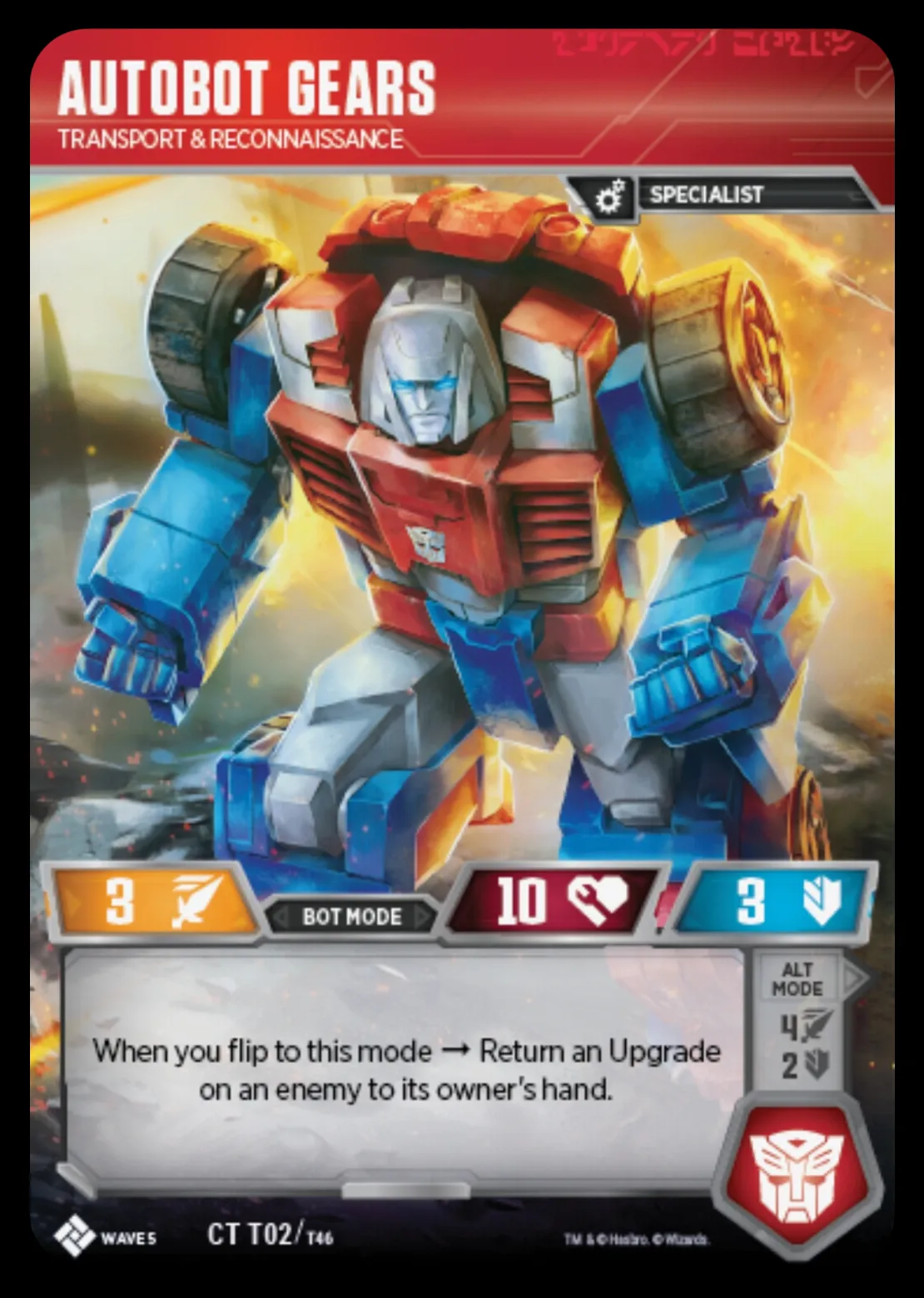Autobot Gears // Transport & Reconnaissance bot mode