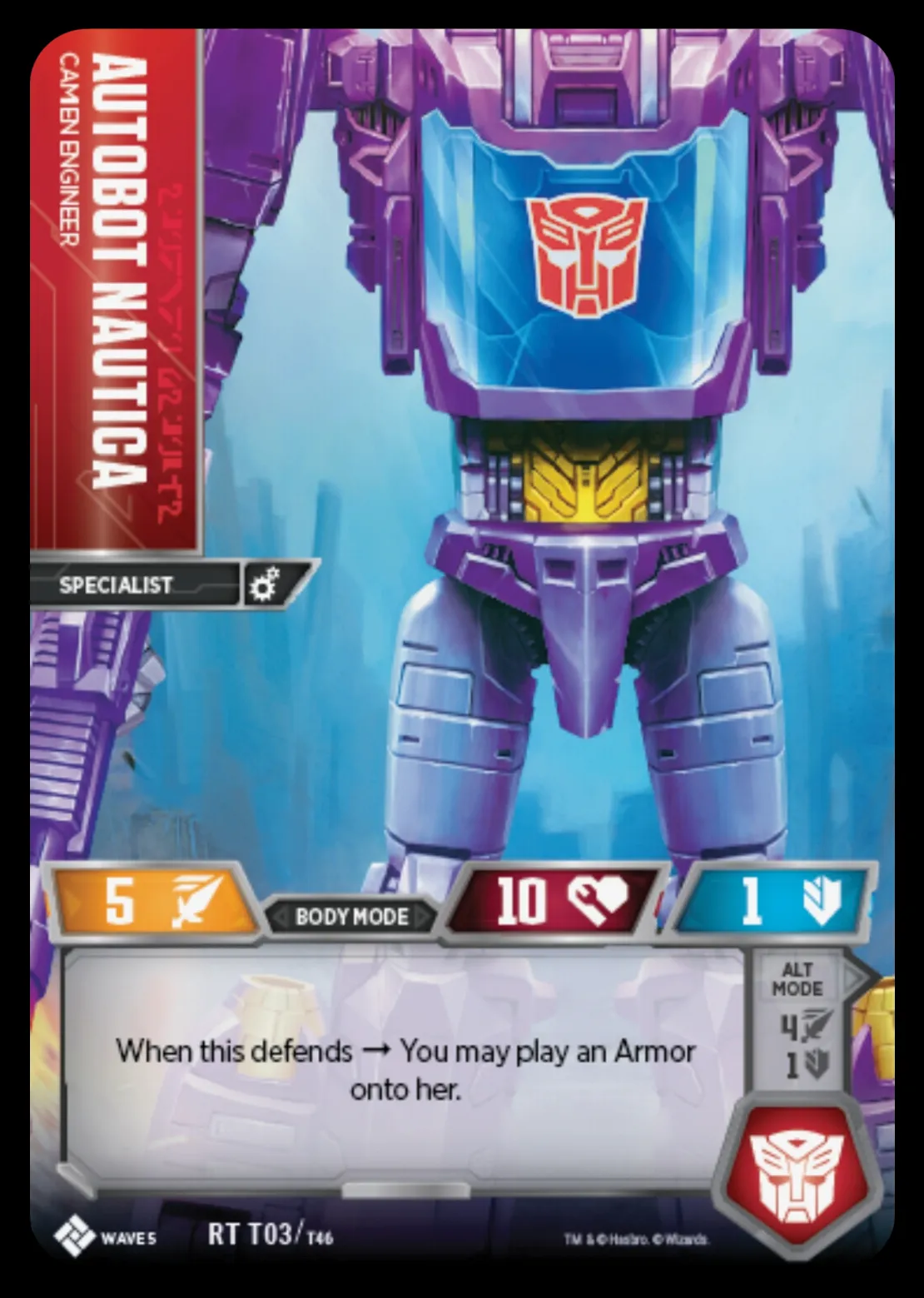 Autobot Nautica // Camien Engineer body mode