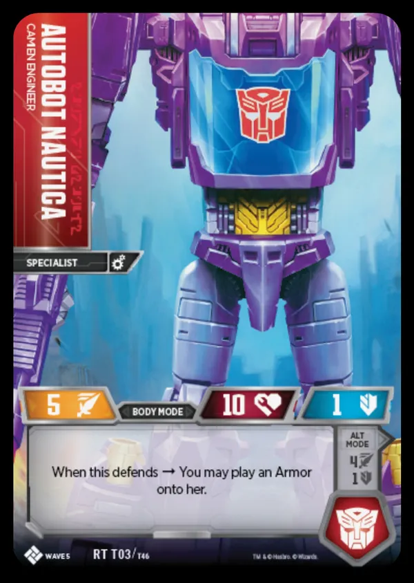 Autobot Nautica // Camien Engineer body mode