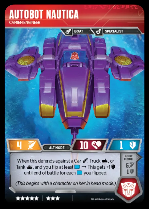 Autobot Nautica // Camien Engineer alt mode