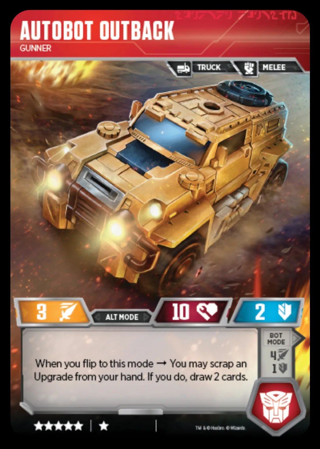 Autobot Outback // Gunner alt mode