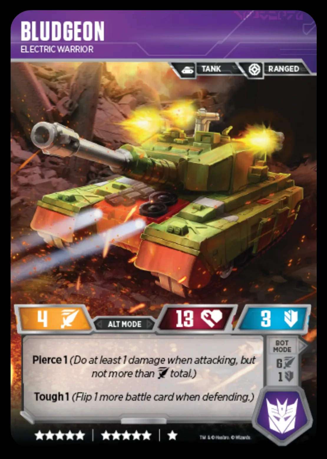Bludgeon // Electric Warrior alt mode