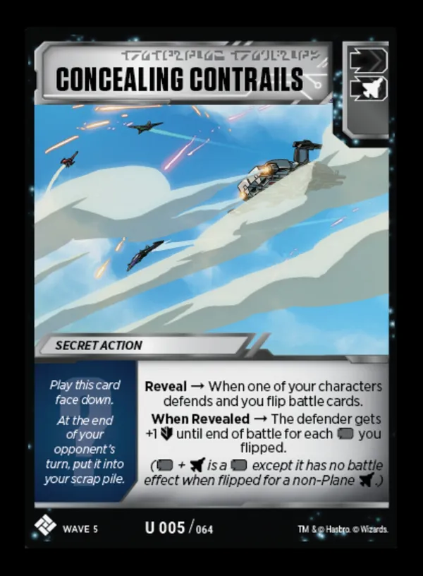 Concealing Contrails