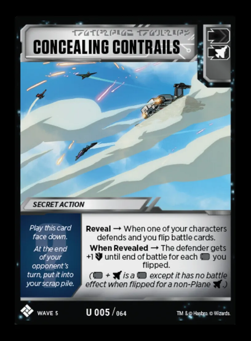 Concealing Contrails