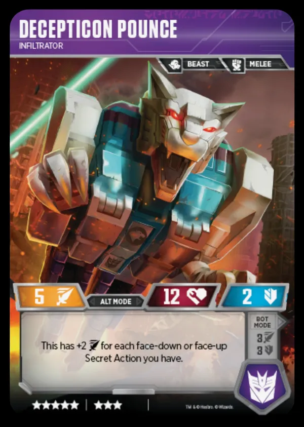 Decepticon Pounce // Infiltrator alt mode