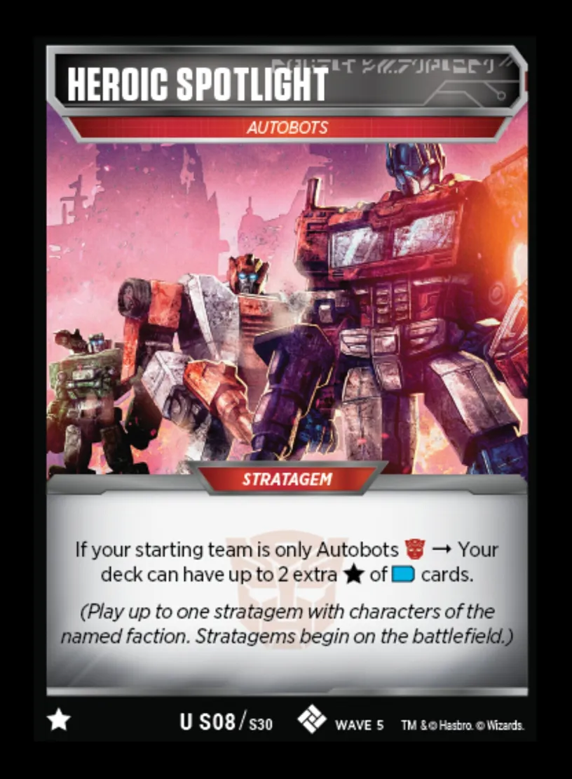 Heroic Spotlight stratagem