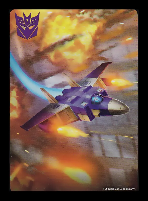Master Converter // Blitzwing, Relentless Foe card back