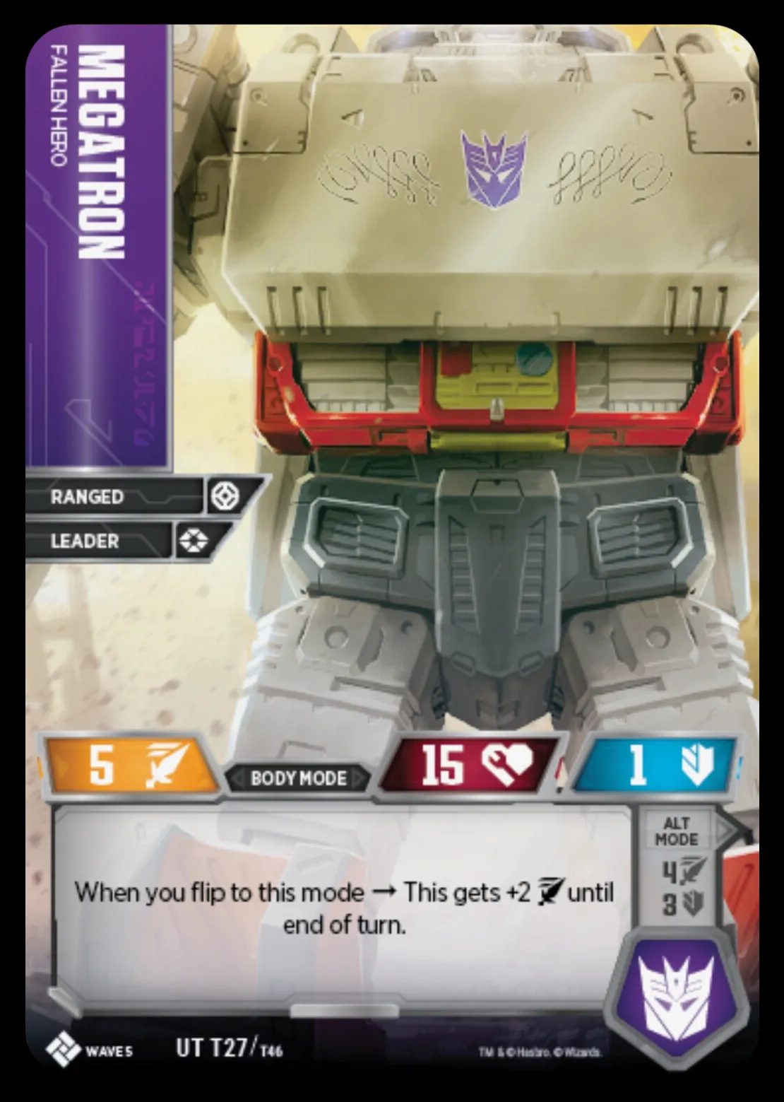 Megatron // Fallen Hero body mode