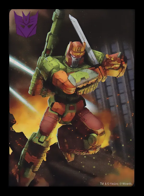 Metallikato Stance // Bludgeon, Electric Warrior card back
