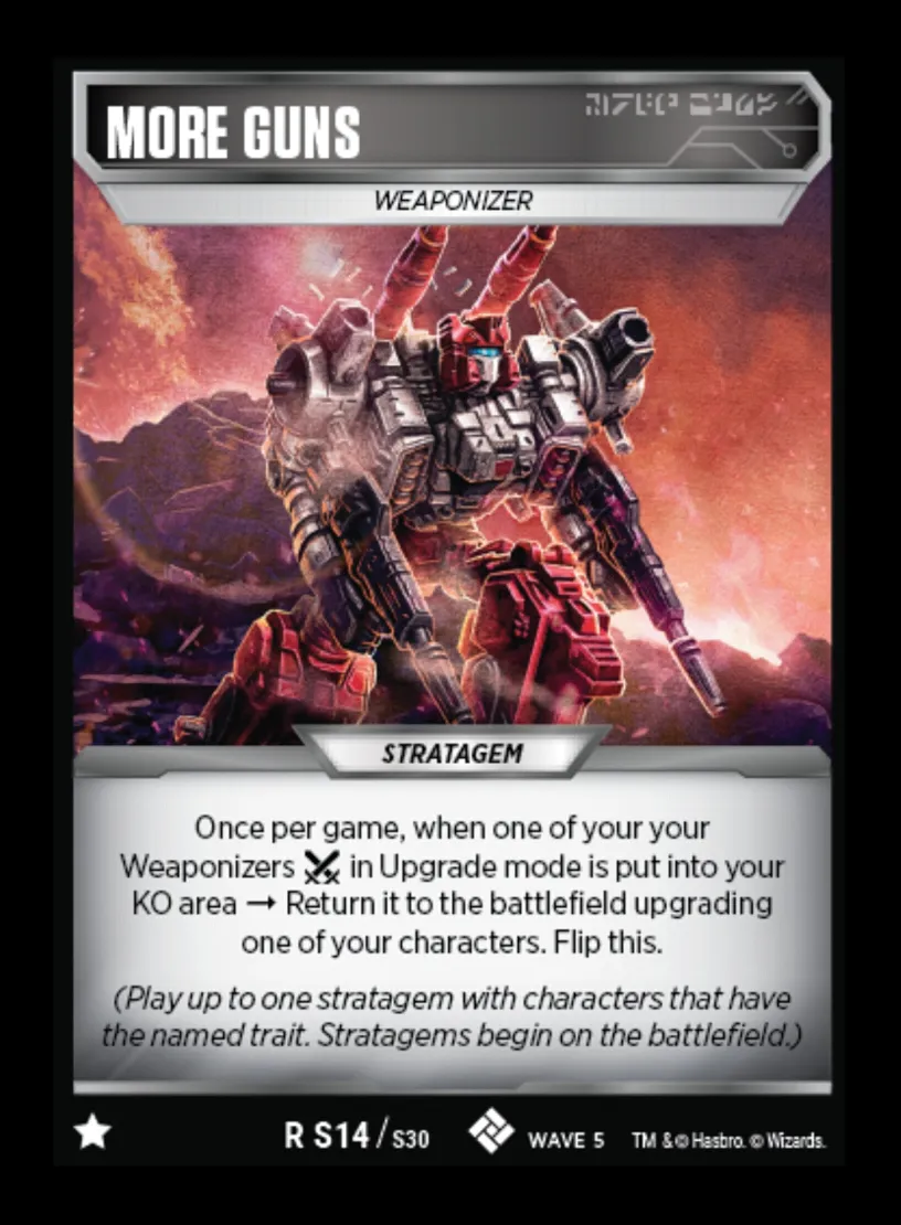 More Guns // Weaponizer card face