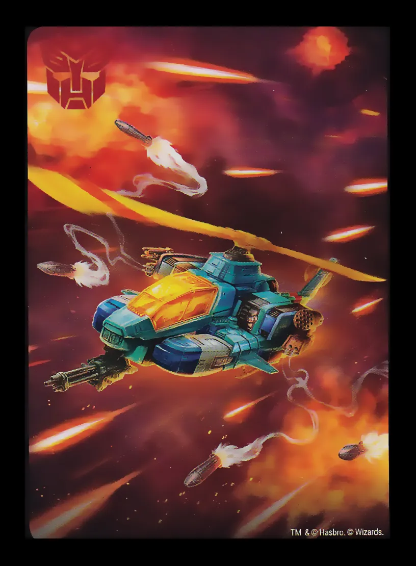 Pop-Up Attack // Autobot Whirl, Aerial Assault card back