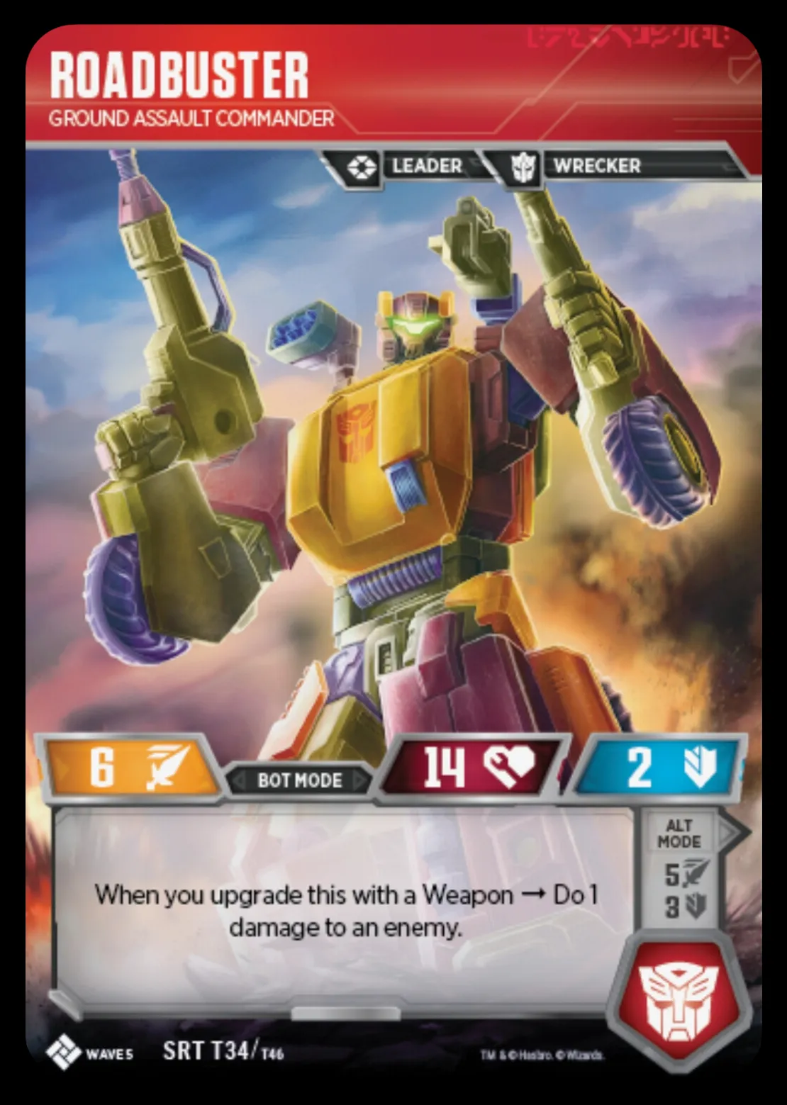 Roadbuster // Ground Assault Commander bot mode