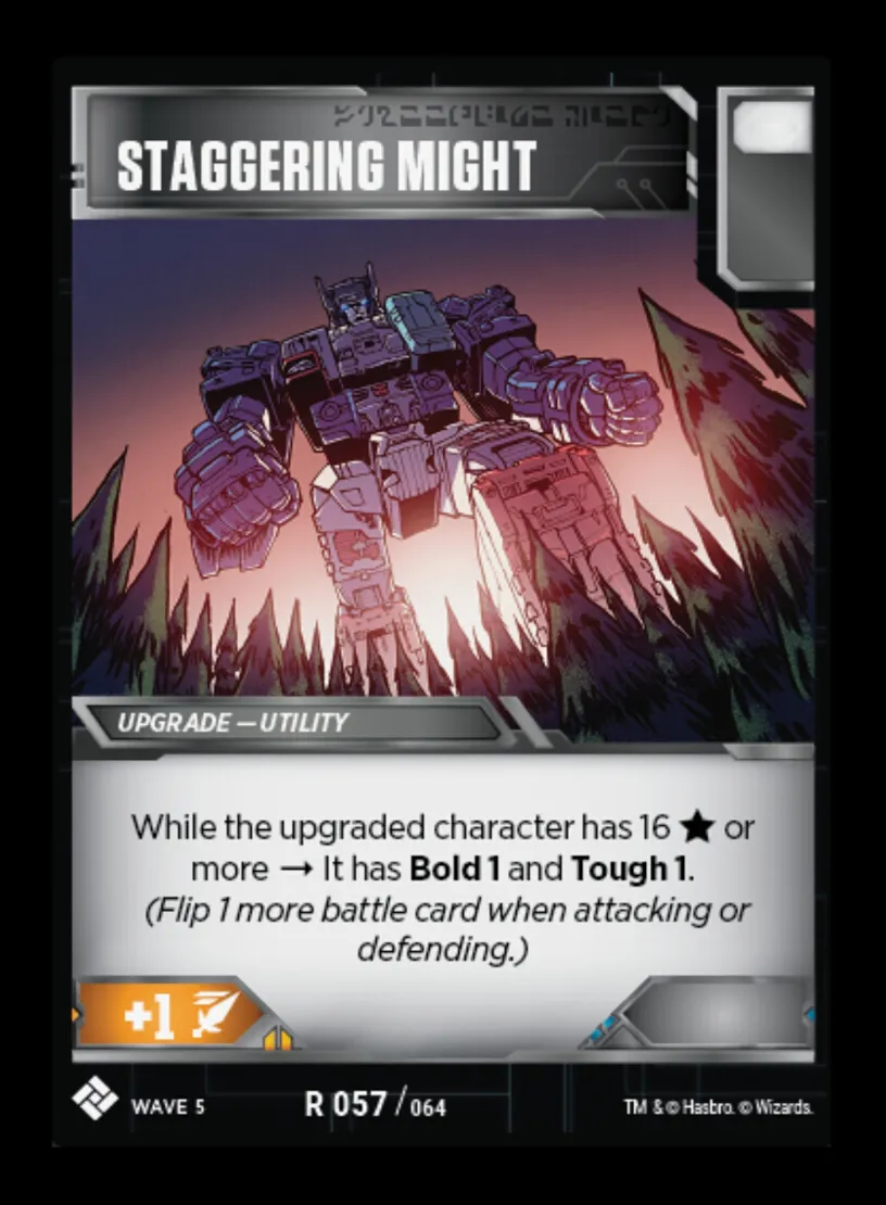 Staggering Might