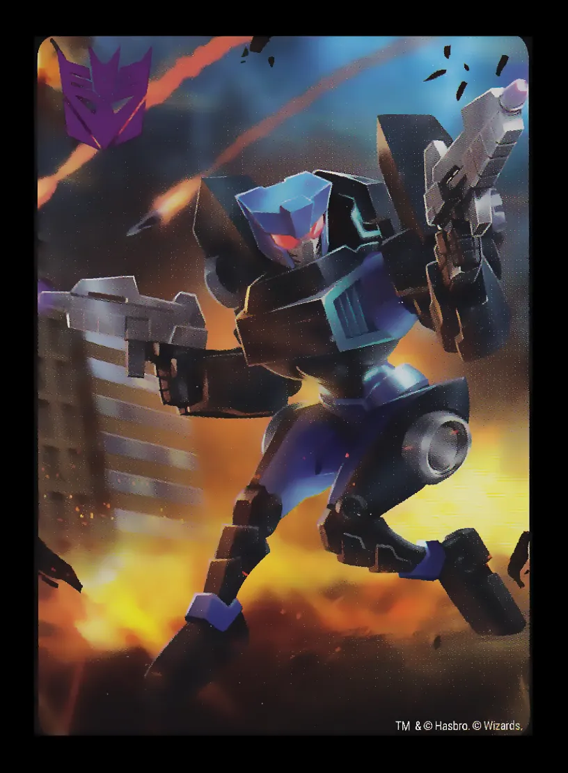 Stealth Mission // Nightracer, Gunner card back