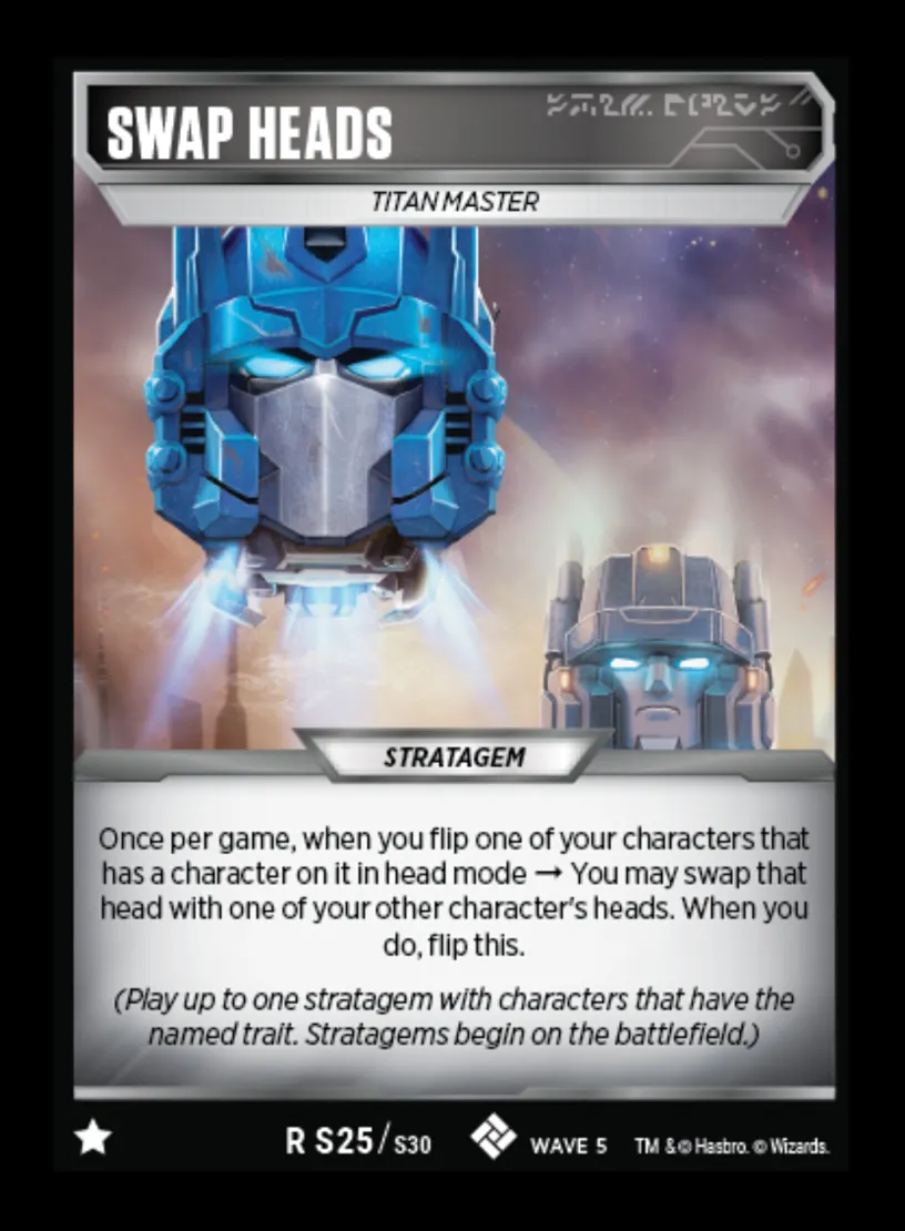 Swap Heads // Titan Master card face