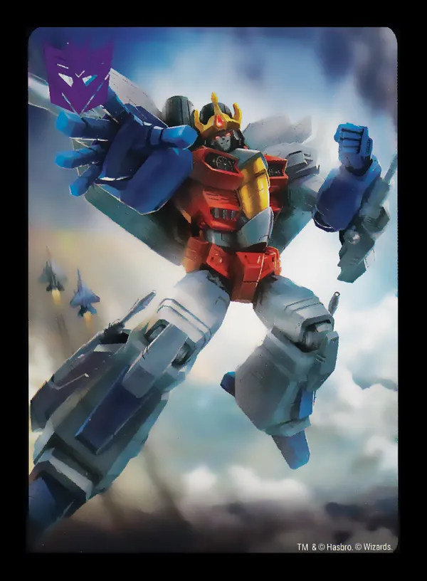 The Usurper // Starscream, Decepticon King card back