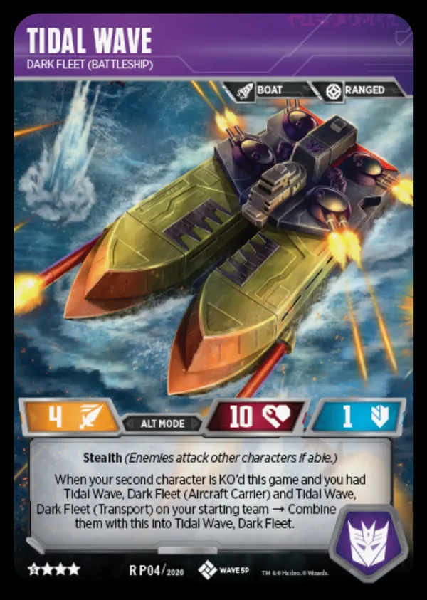 Tidal Wave // Dark Fleet (Battleship) alt mode