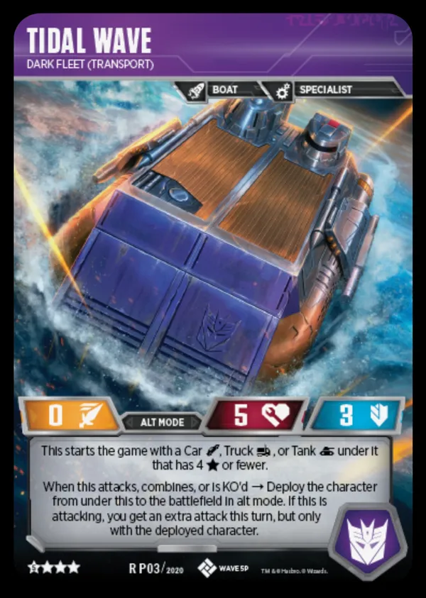 Tidal Wave // Dark Fleet (Transport) alt mode