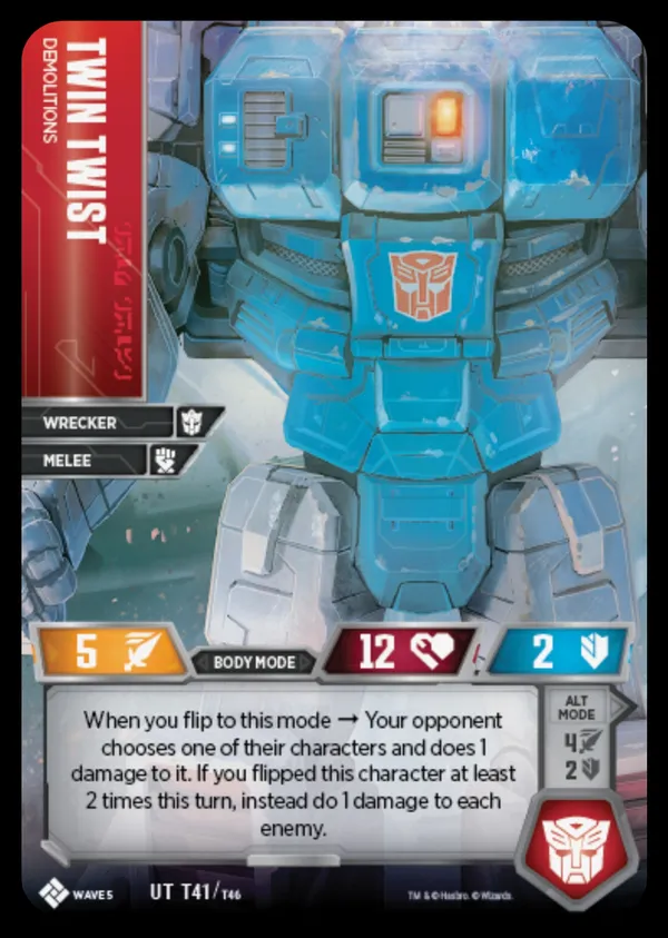 Twin Twist // Demolitions body mode