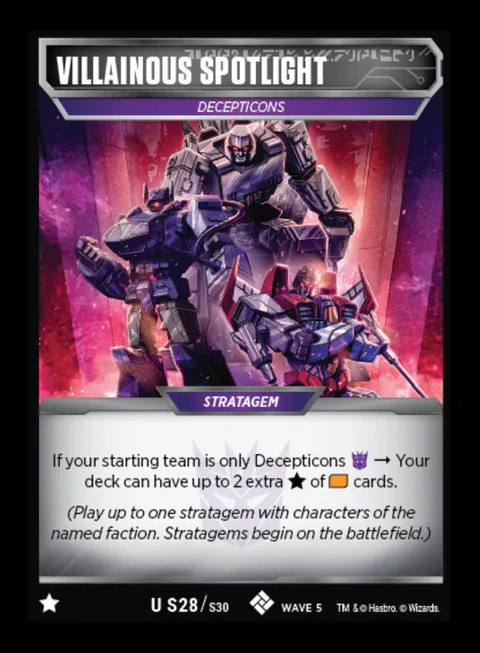 Villainous Spotlight stratagem