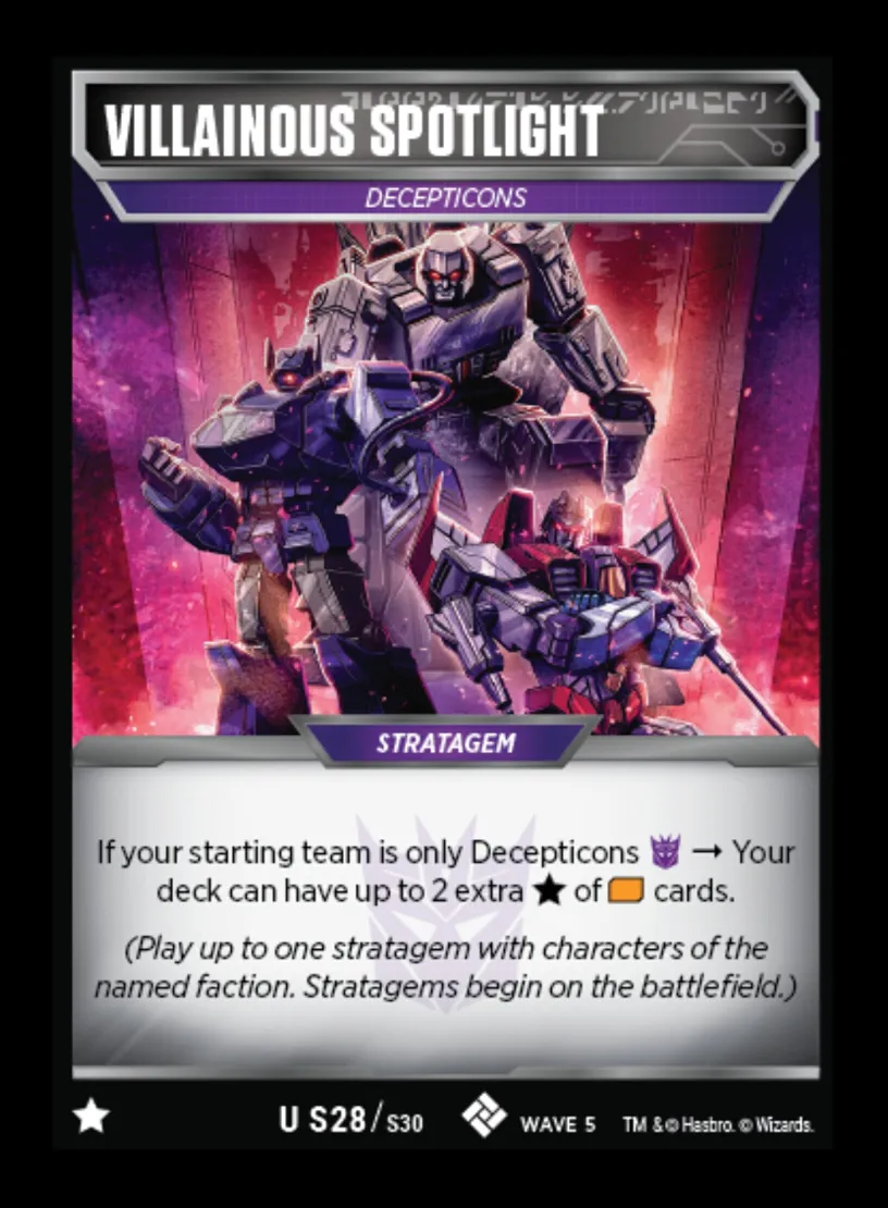 Villainous Spotlight stratagem