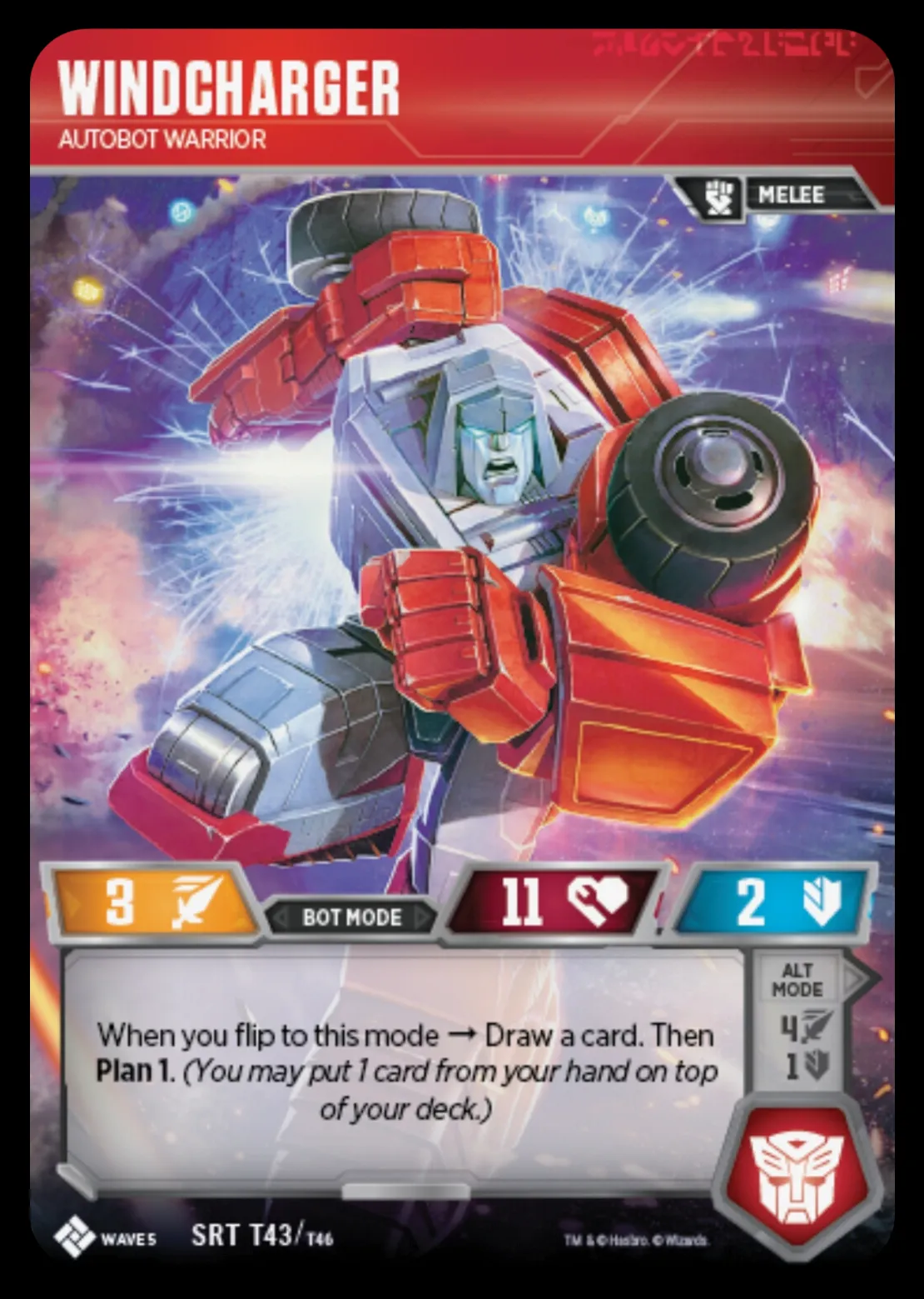 Windcharger // Autobot Warrior bot mode