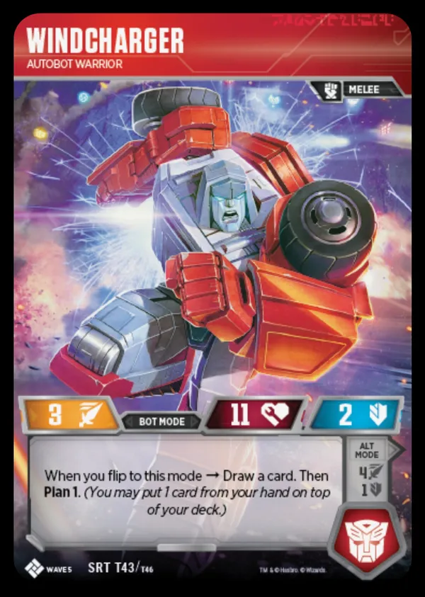 Windcharger // Autobot Warrior bot mode