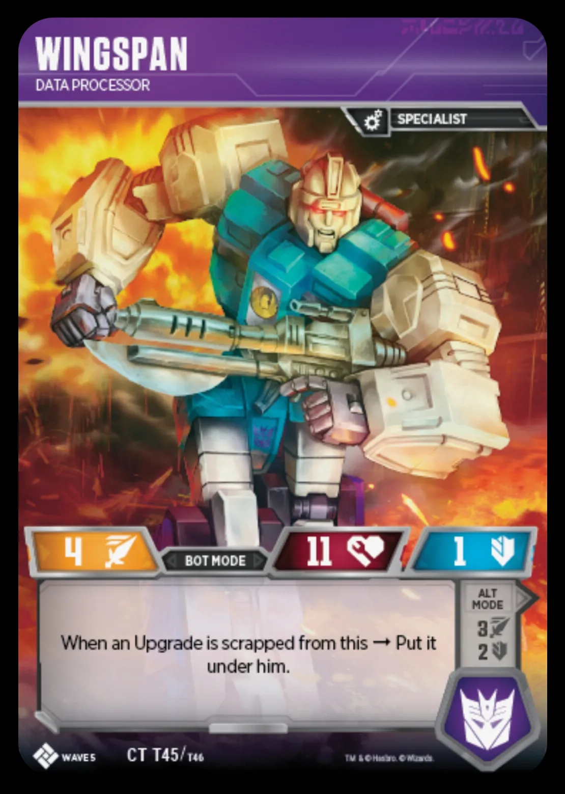 Wingspan // Data Processor bot mode