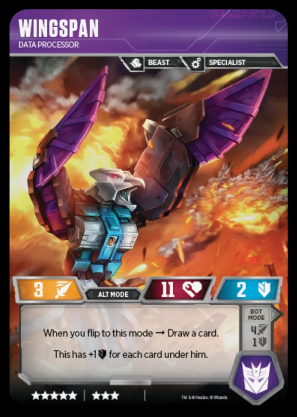 Wingspan // Data Processor alt mode