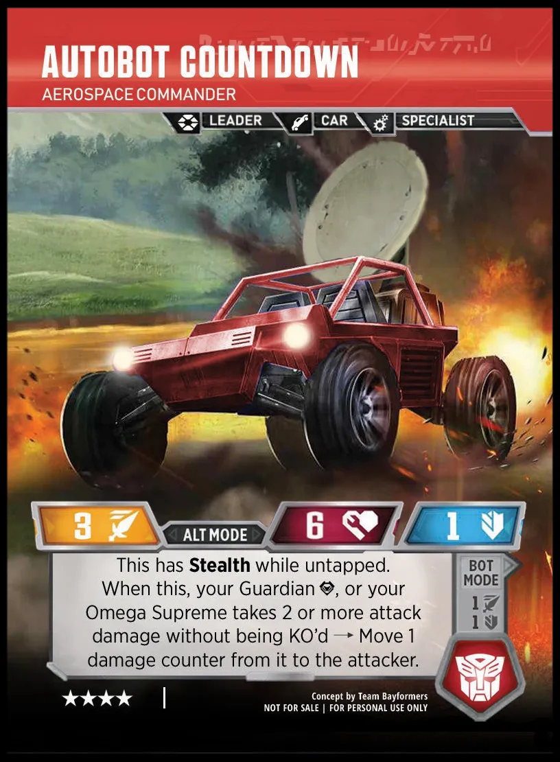Autobot Countdown // Aerospace Commander alt mode