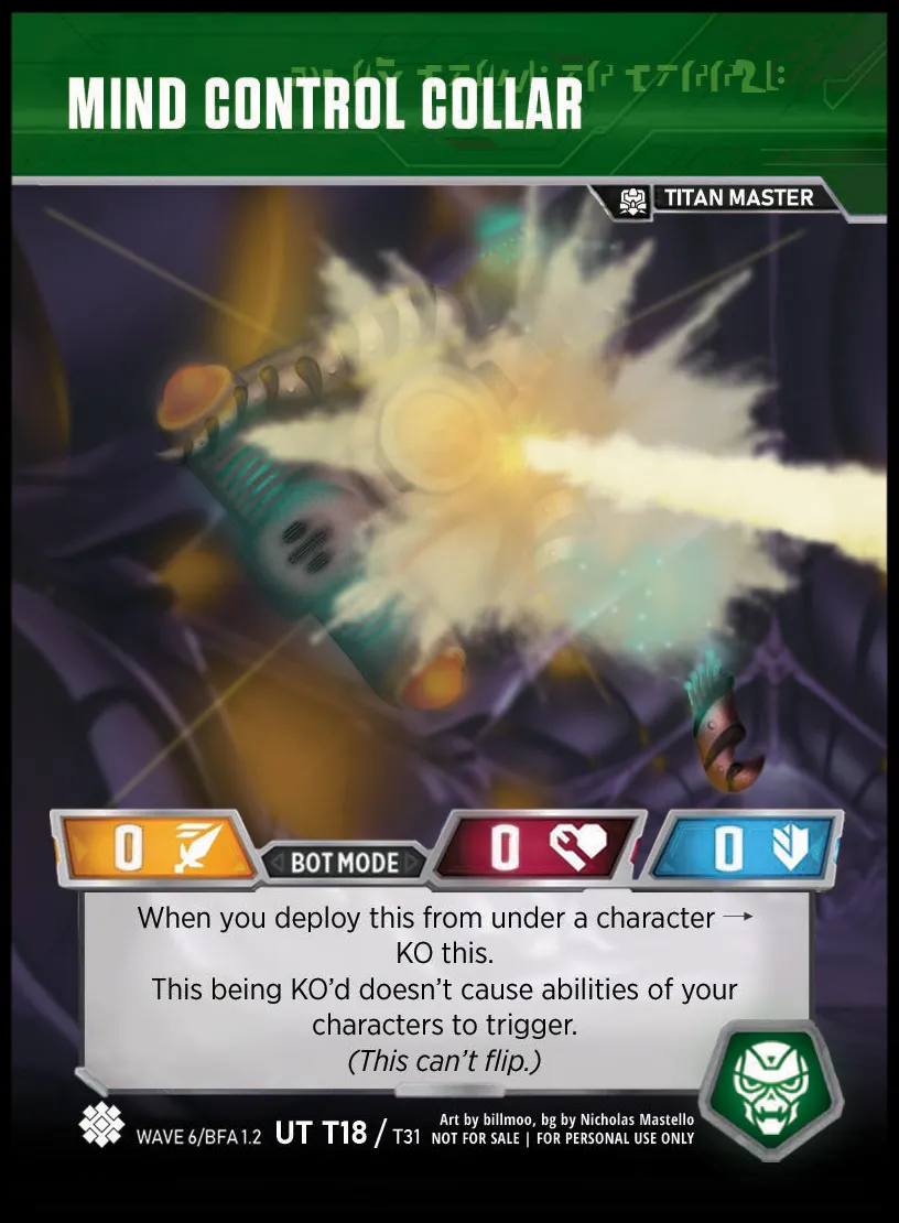 Mind Control Collar bot mode
