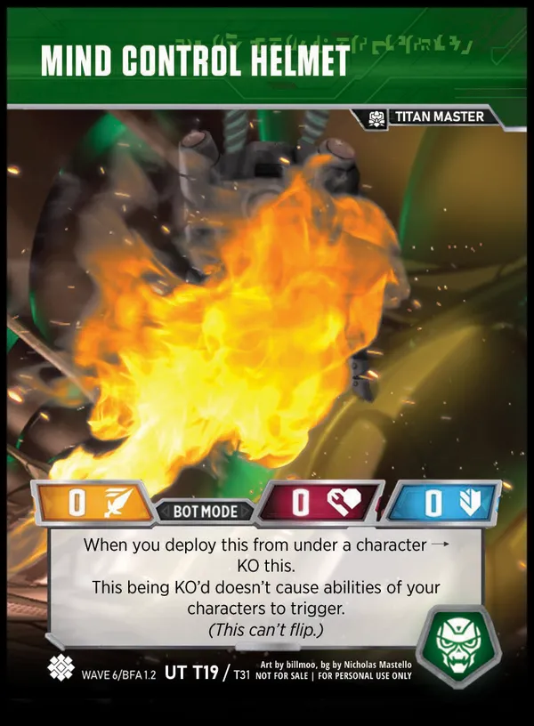 Mind Control Helmet bot mode